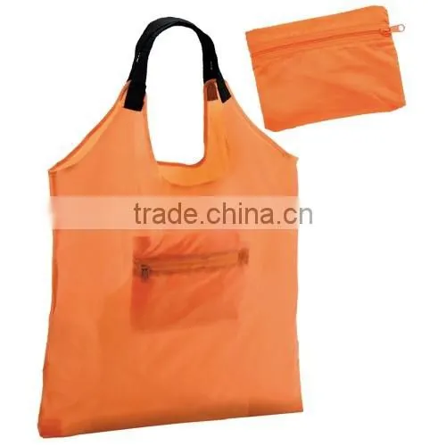 Foldable polyester 190T shopping bag