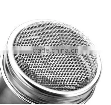CY182 Stainless Steel Powder Sieve Spray Powder Sugar Sieve Cans Tube Barrel Flour Cooking Tools