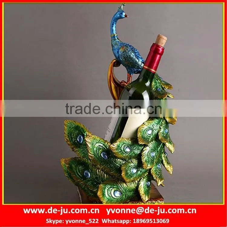 High-Grade Wine Rack Peacock Wedding Favors