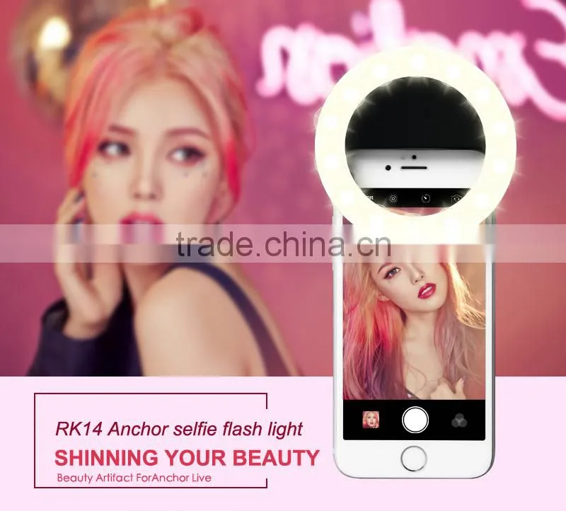 high quality rgknse selfie ring ligt for iPhone6/7 Of New Structure