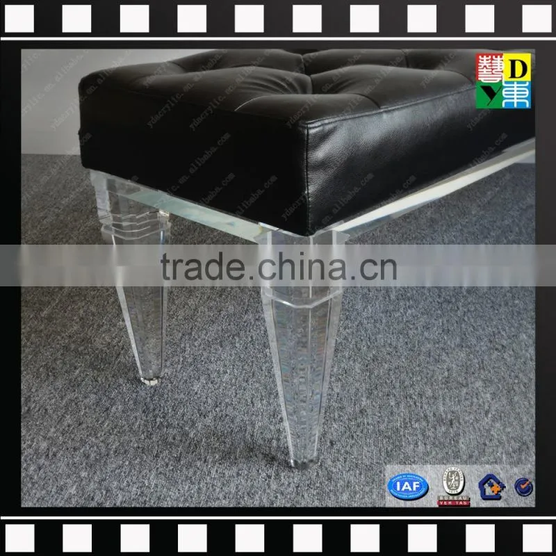 Wholesale home acrylic furniture acrylic leg sofa bench from shenzhen yidong