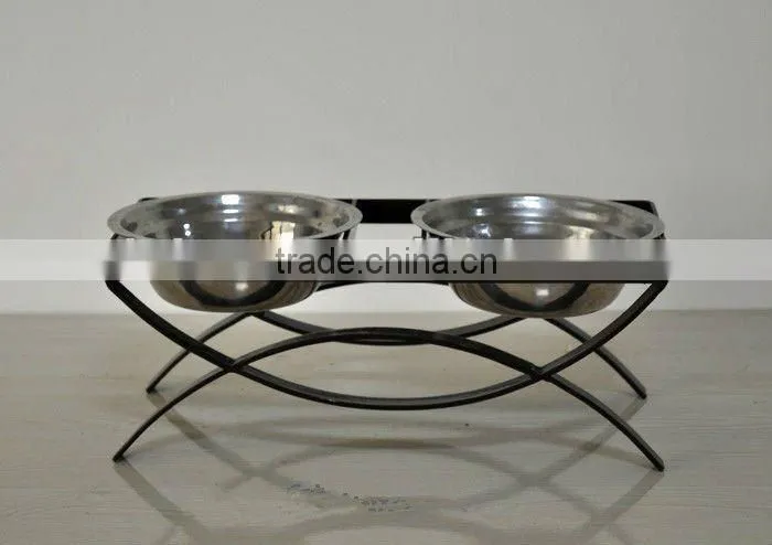 Hot sale stainless steel bowl with dog bowl stand