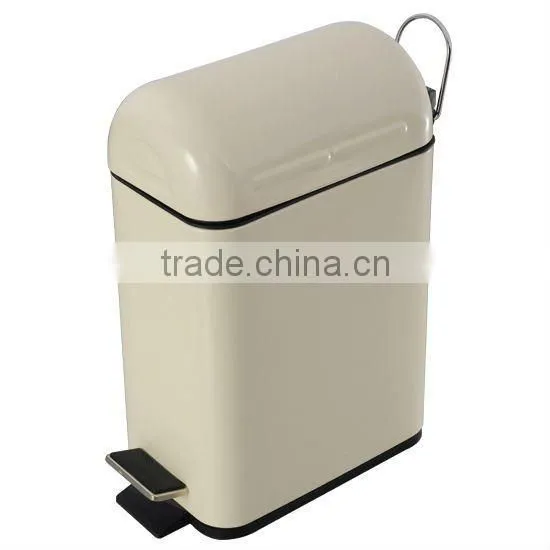 home use round shape metal waste bins price