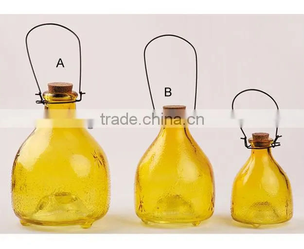 home and guarden glass bee catcher with different pattern
