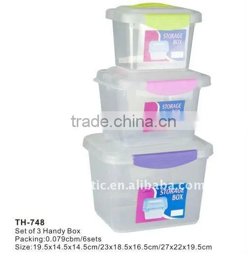 plastic storage box with lid,plastic suitcase,pp storage box