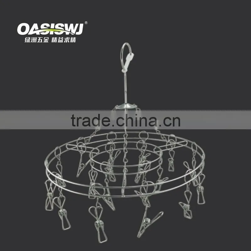 stainless steel sock drying clip hanger