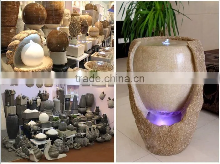 garden water fountain led light large ball water fountains