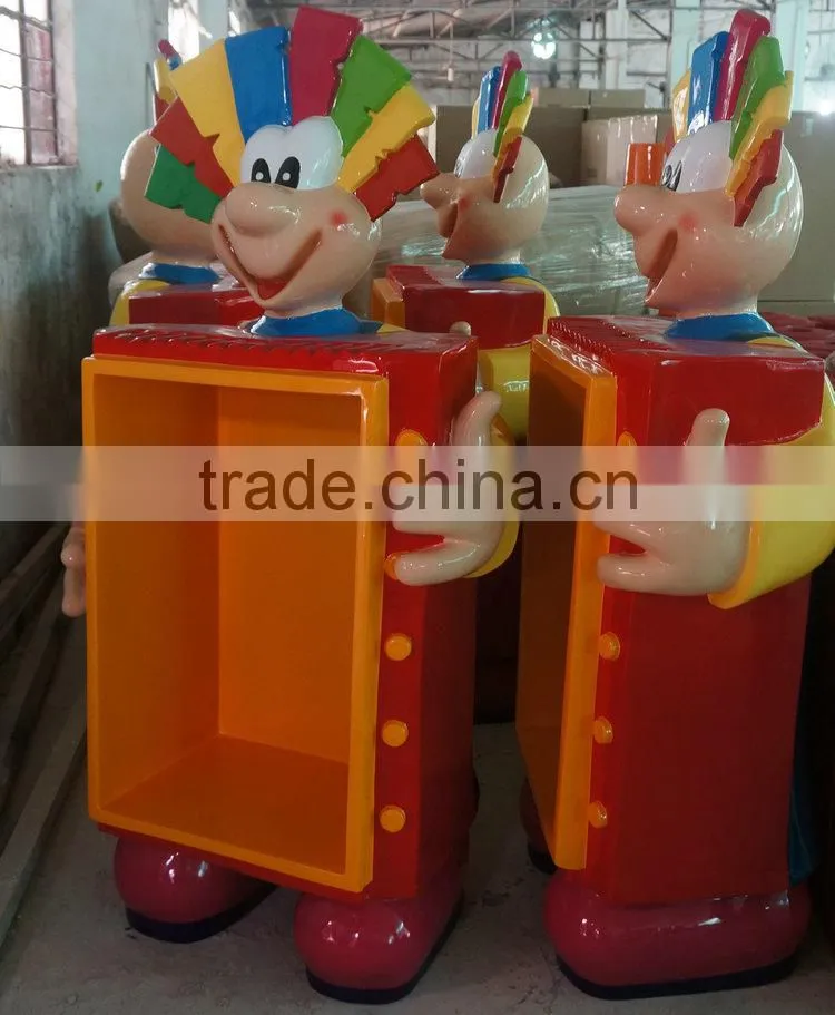 FRP cartoon mascot for display