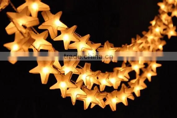 20 Handmade Star Lantern Battery Led Lights Decorative Hanging Lights