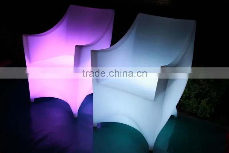 Energy and comfort led glowing chair modern home led sofa