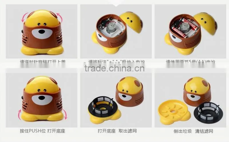 vacuum cleaner handy battery powered mini bear vacuum cleaner