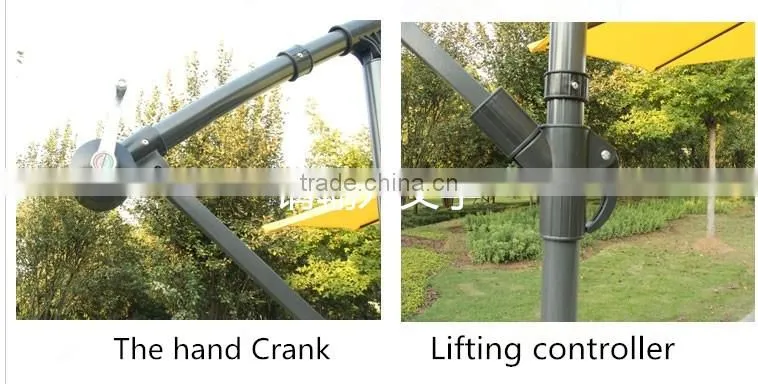 New design waterproof garden parasol umbrella
