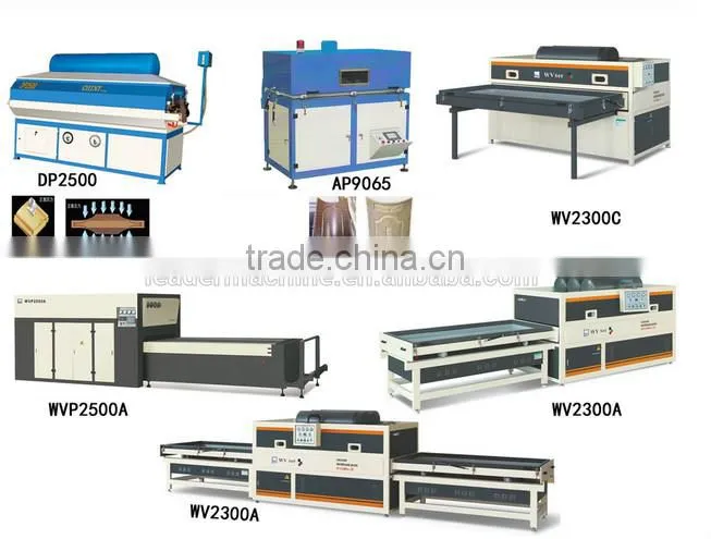 WV2300A-2 European Quality CE PVC membrane press machine for cabinet/ door