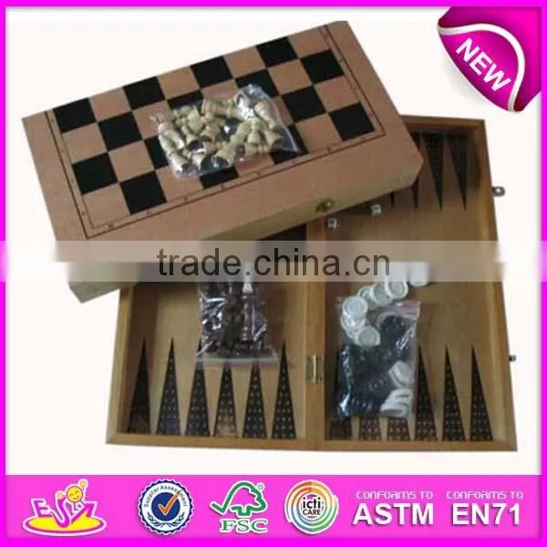 2015 high-grade chess game for kids,popular wooden boxes chess set for sale,educational travel wooden chess toy in box WJ277099