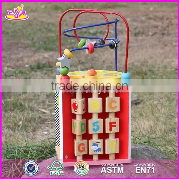 Baby kids montessori toys wooden learning toys for toddlers W11B090-S