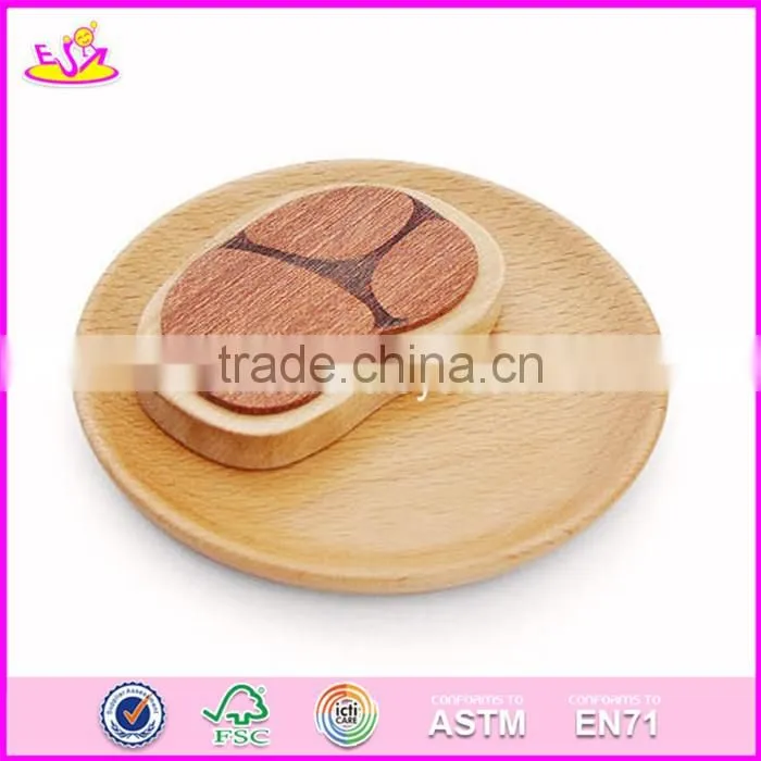 2017 New products children pretend play wooden cooking toys W10B179