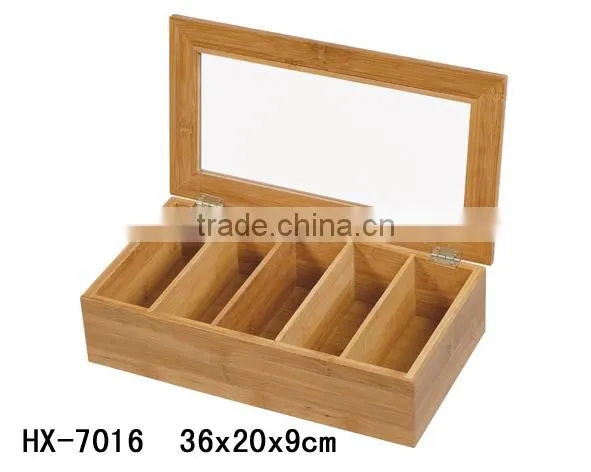 high quality bamboo storage tea box