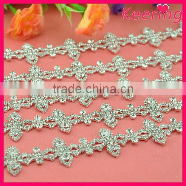 2015 bling bling decorative rhinestone trim WRC-310