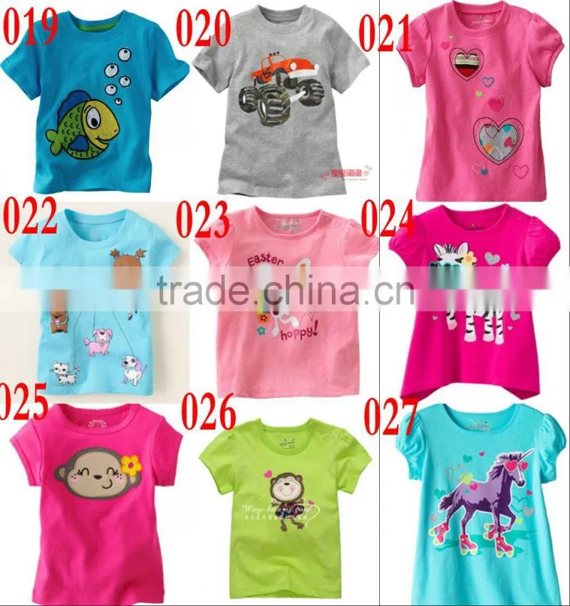 New baby boys summer short sleeve cartoon car designer t shirts kids tops