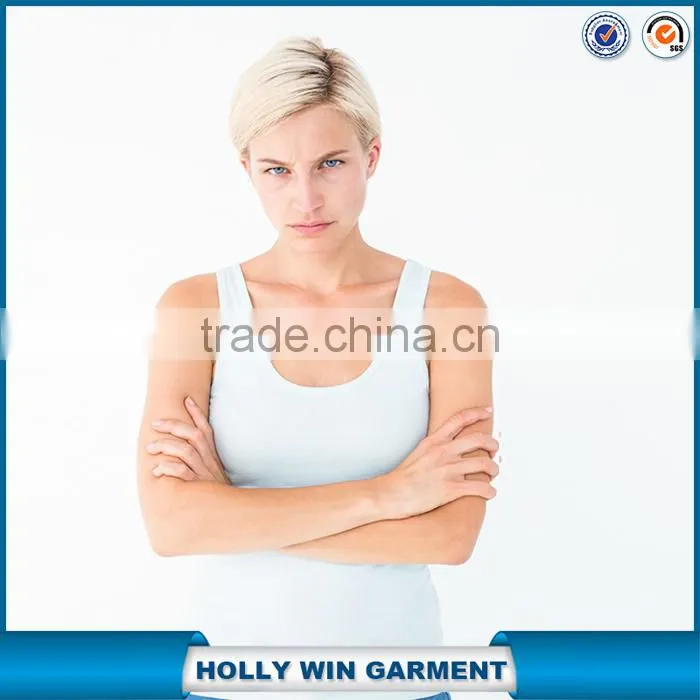 wholesale cheap new style white tank tops in bulk