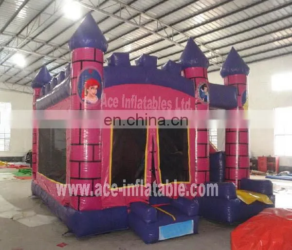 Hot sale Inflatable princess castle combo