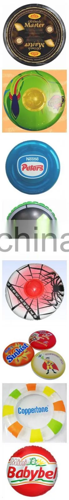 Cheap promotion PVC Inflatable Frisbee
