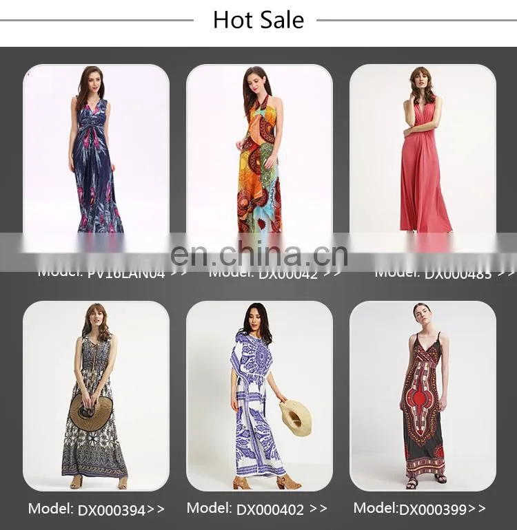 2017 Alibaba New Model Fashion Sleeveless Dresses Women Summer Dress