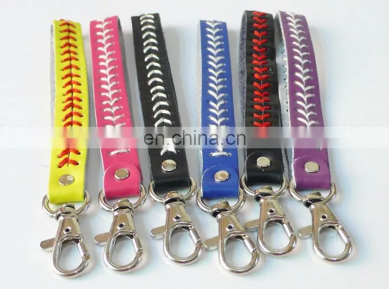 Popular Cheap Leather Sports Softball Bracelet