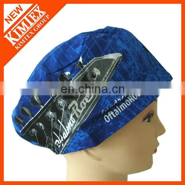 100% cotton printed doctor surgical cap