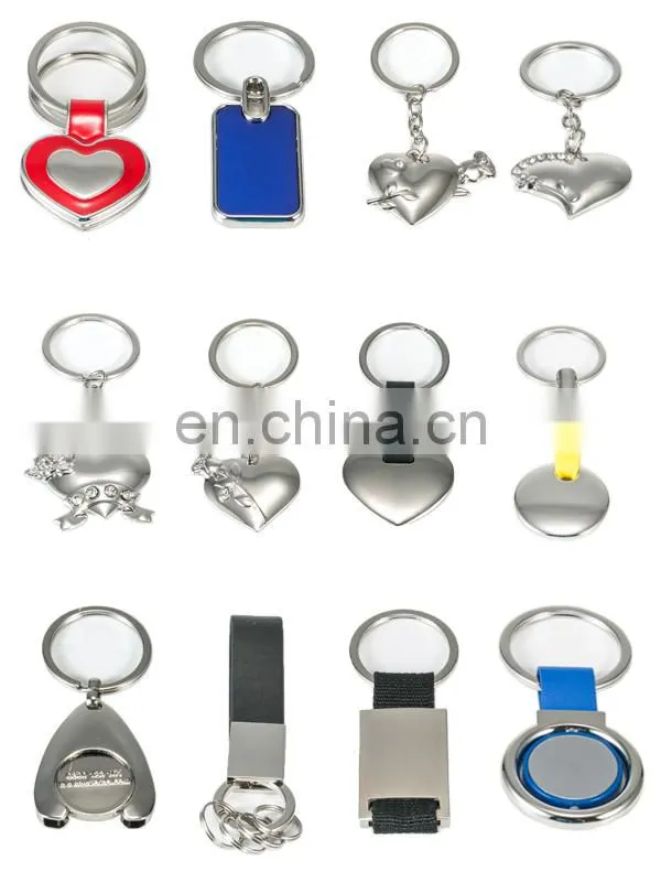 Custom design metal keyring, retangular shape metal keychain