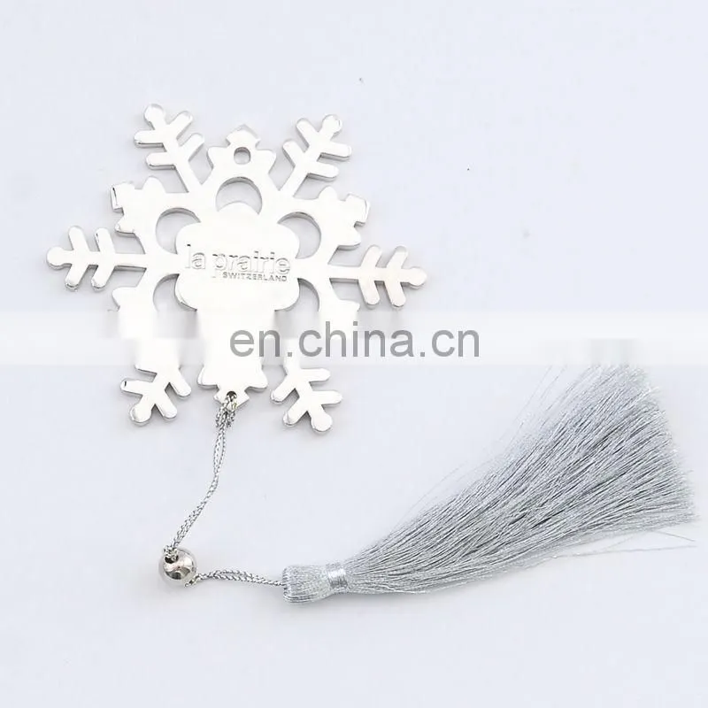 Round Special Metal Bookmark with tassel: