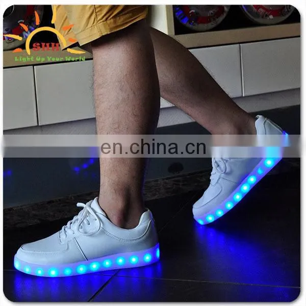 2016 New Gift Item LED Shoes Gift For Dancer Night LED Lights for Shoes Adult LED 8Color LED Light Shoes