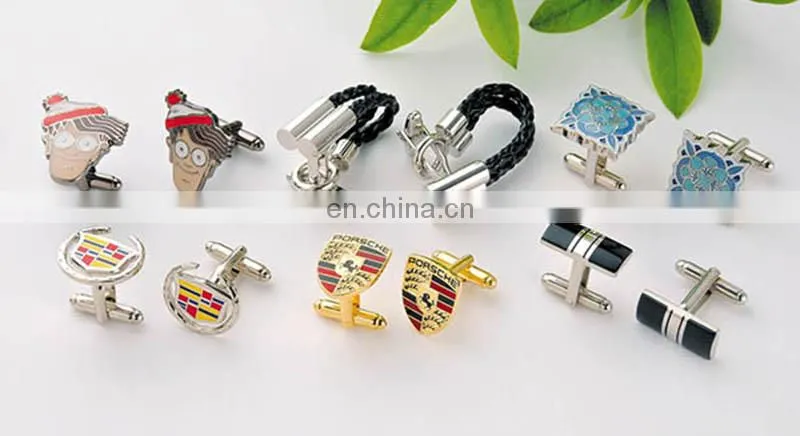 simple fashion wholesale metal cufflinks gifts
