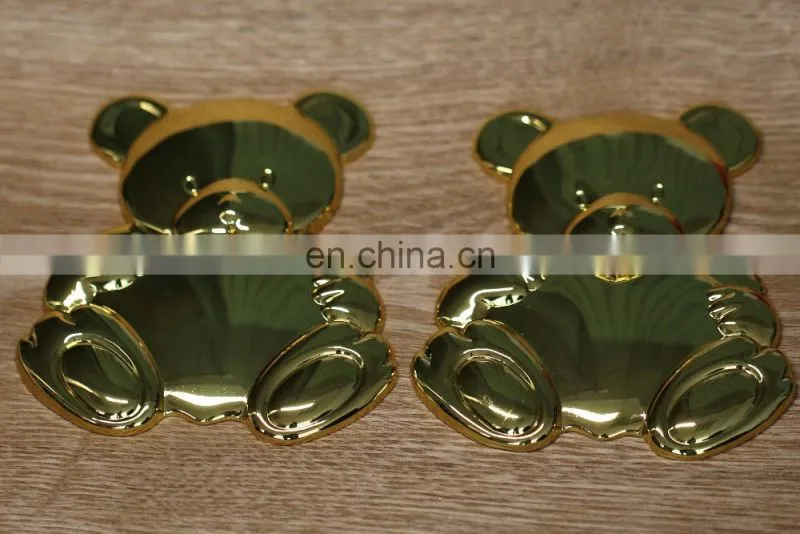 Wholesale custom metal Animals Shapes labels metal tags metal plates for handbag