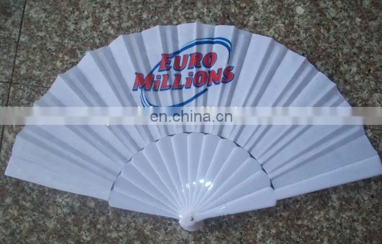 PP plastic handle fan of beer advertising