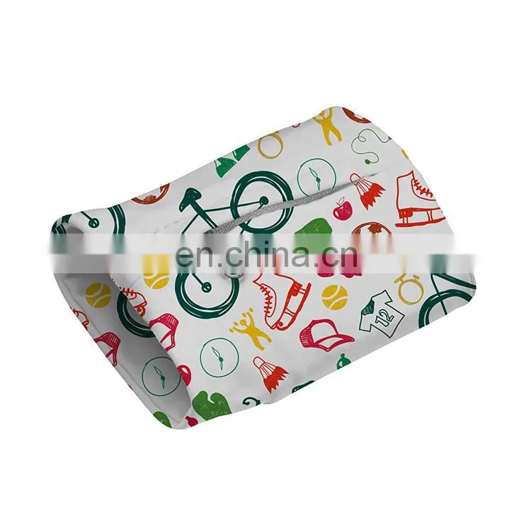 Sublimation lycra zipper wristband