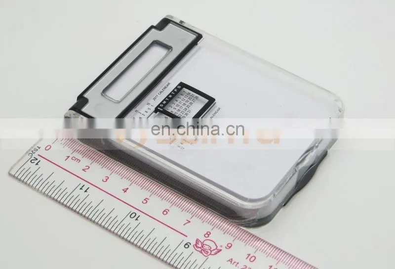 Foldalbe Business Gifts Transparent PP Sticky Notes Box Customized Logo
