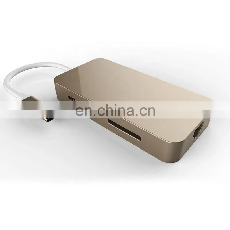 desktop laptop type c 8 in 1 adapter
