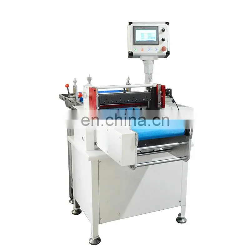 Customized Automatic Adhesive Waxed Woven Filter Wool Cutting Machine