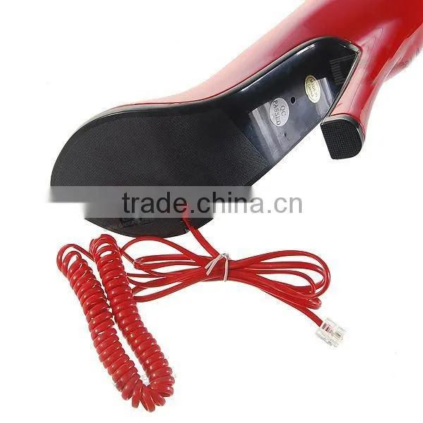 Novelty Corded Phone Telephone with shoe shape for kids or gifts