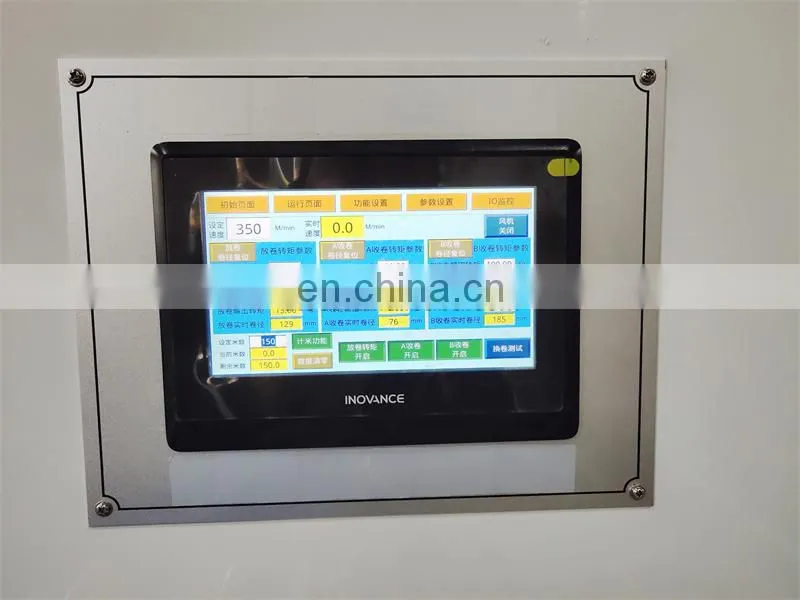 UTS420H Turret Type High Speed Automatic Label Cutting Machine, self-adhesive sticker cutter rewinder
