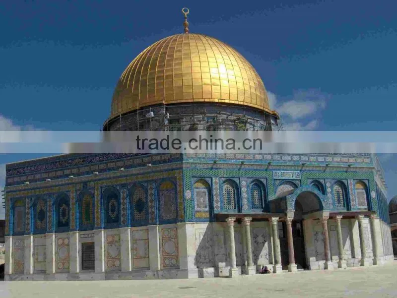 Palatial design metal steel structure mosque dome