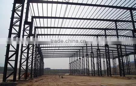 Long span steel shade structure warehouse