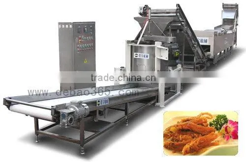 frying process line for chicken