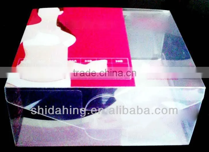 custom UV printing high end PVC box packaging