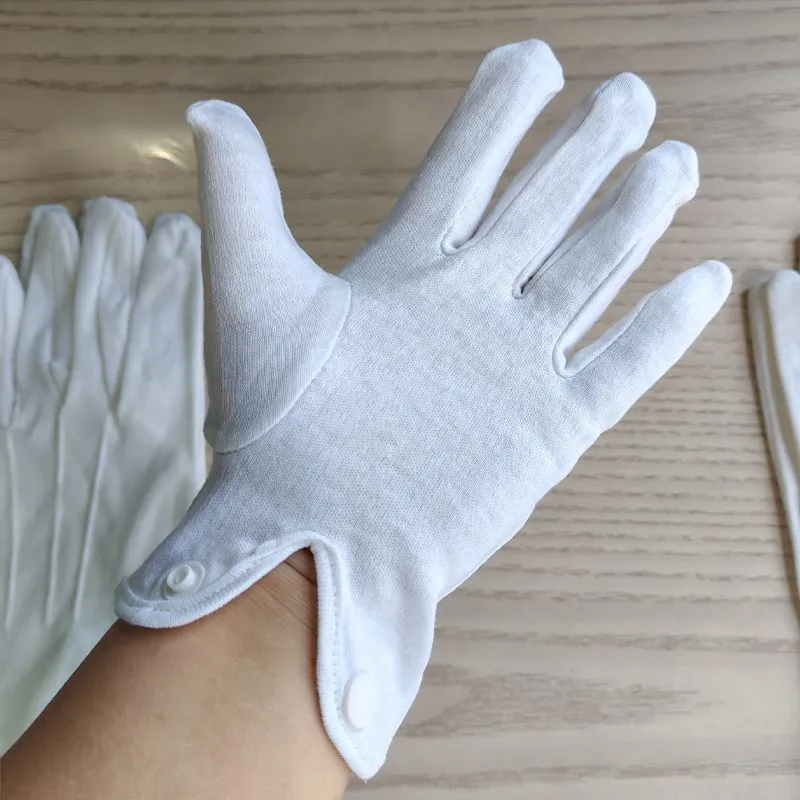 cotton gloves with snap button (2)
