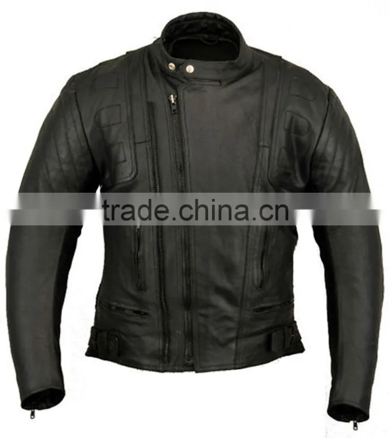 Mens Motorbike Leather Jacket Motorcycle Men Jackets