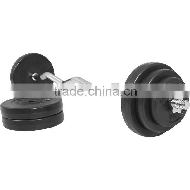 Weight Lifting Dumbbell Set/plastic-coated Curl Weight Set