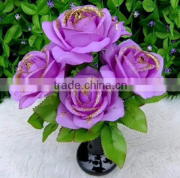 LS-006 artificial flower used for decoration(rose,peony,narcissus,clove)
