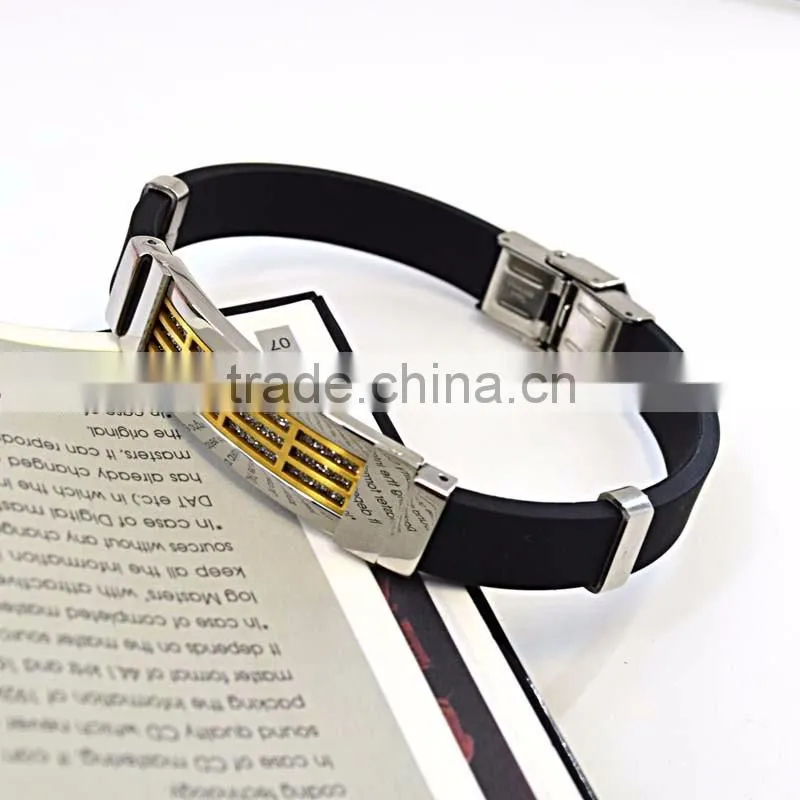 cheap custom silicone bracelet rubber wrist band silicone bracelet